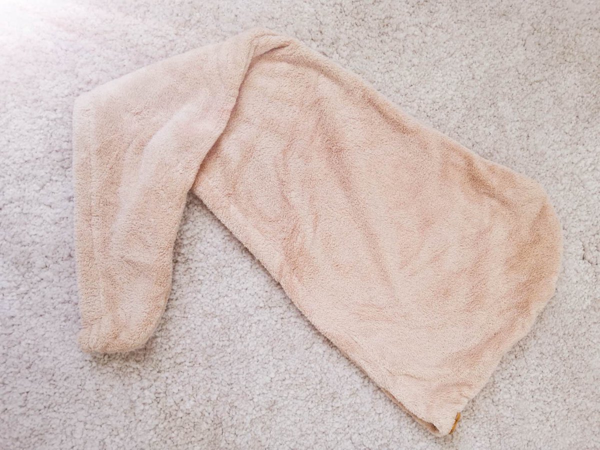 Haarhanddoek - Luxe - Microvezel -Haardoek - Lichtbruin