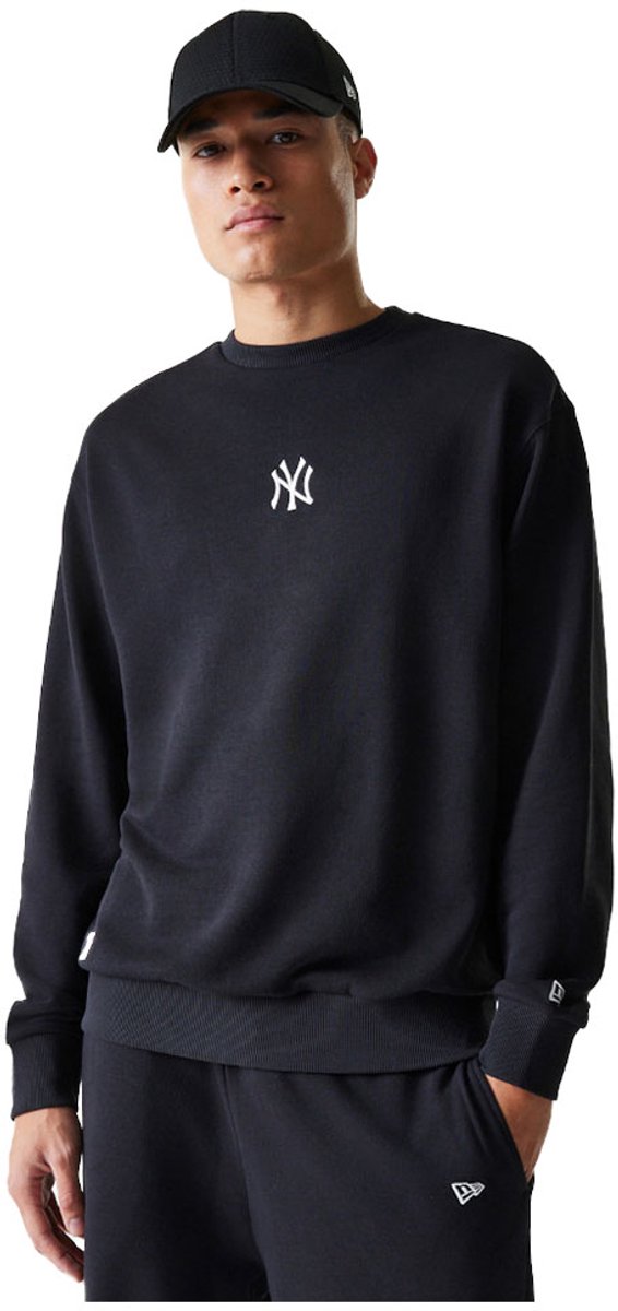 New Era Mlb Le Midi New York Yankees Sweatshirt M Man Vrouw Zwart