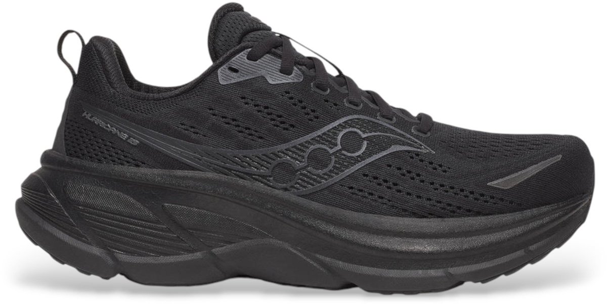 Saucony Hurricane 25 Hardloopschoenen Heren Zwart