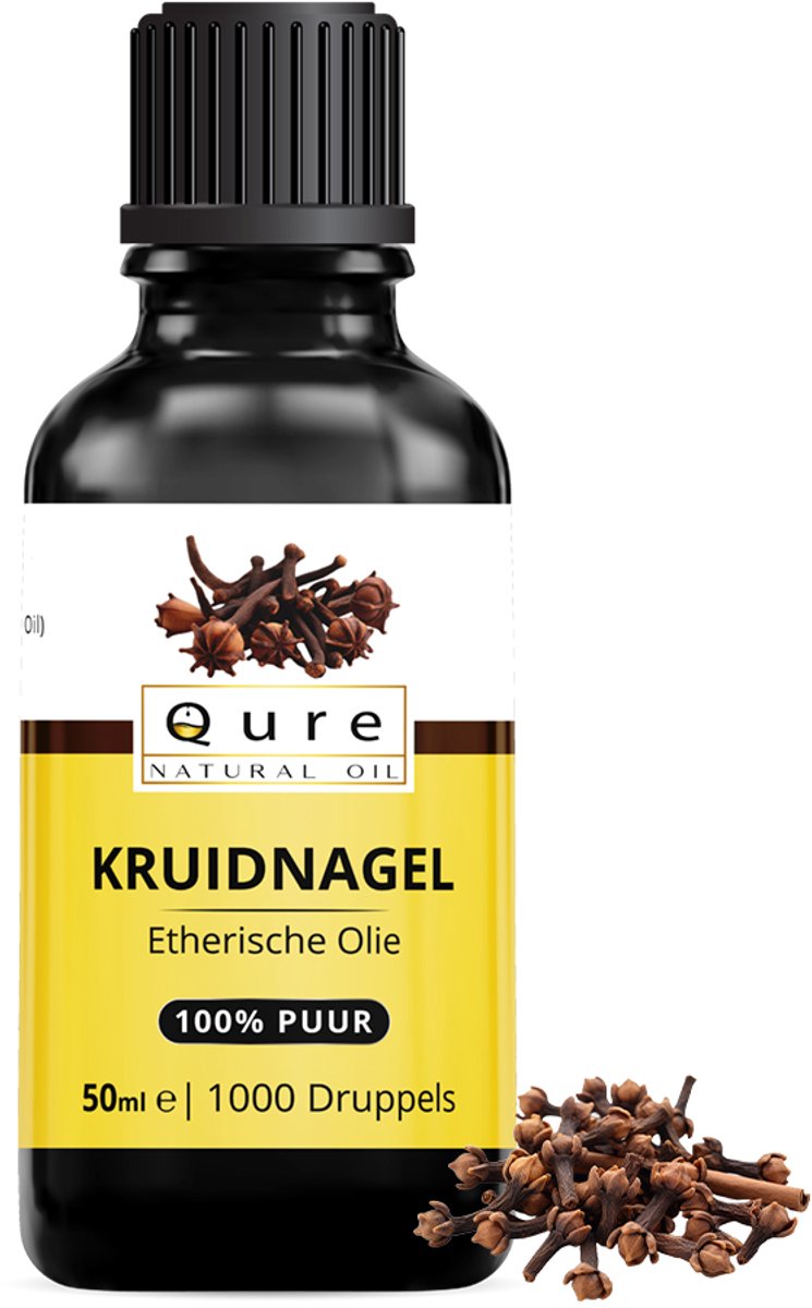 Kruidnagelolie 50ml | 100% Puur & Onbewerkt | Geurolie | Kruidnagel Etherische Olie voor Huid, Haar en Aromatherapie