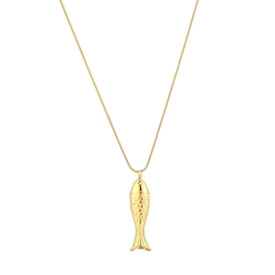 Collier Bijoutheek Poisson Pierre Or