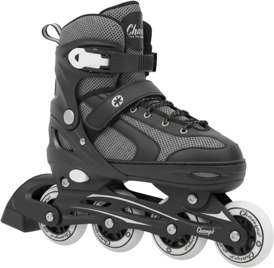 Champz Inline Skates – Kinderen – Gevorderden – Zwart