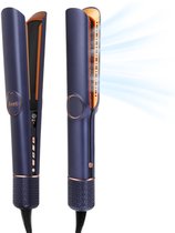Loefy Airstraight AirBlaze Styler - 2 in 1 Stijltang met Föhn - Luchtstijltang Wet-to-Dry - Steampod alternatief - Airstrait - Airstyler - Multistyler - Haardroger - Dupe