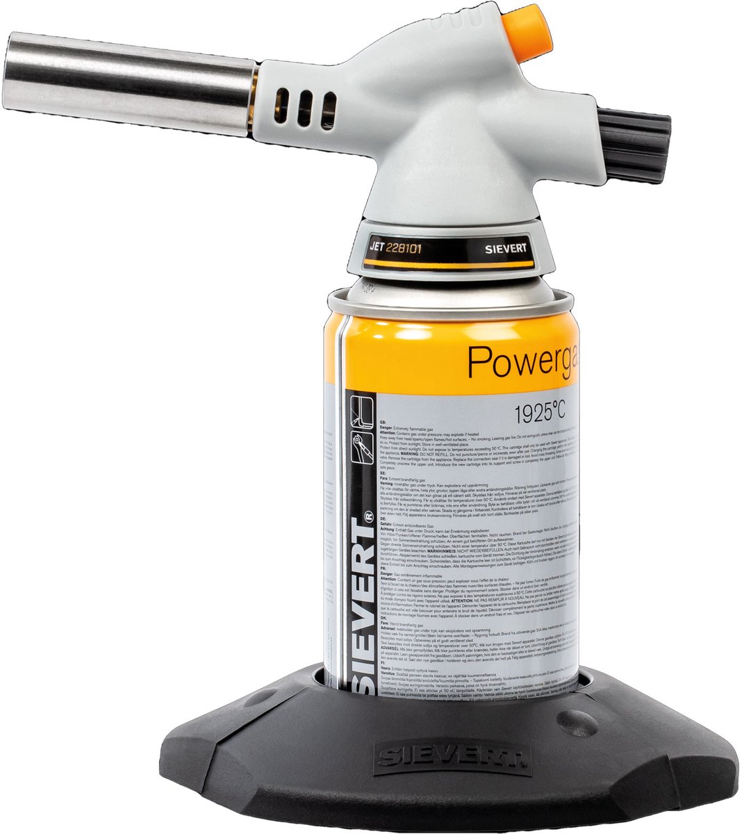 SIEVERT Jet 2281 met piëzo-ontsteking met schroefcartouche 2203 - 228102