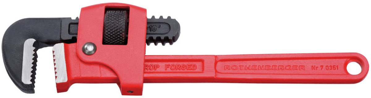 ROTHENBERGER STILLSON éénhandige pijptang, 10" - 70351