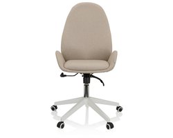 Bureaustoel / draaistoel AVEA I stof beige hjh OFFICE
