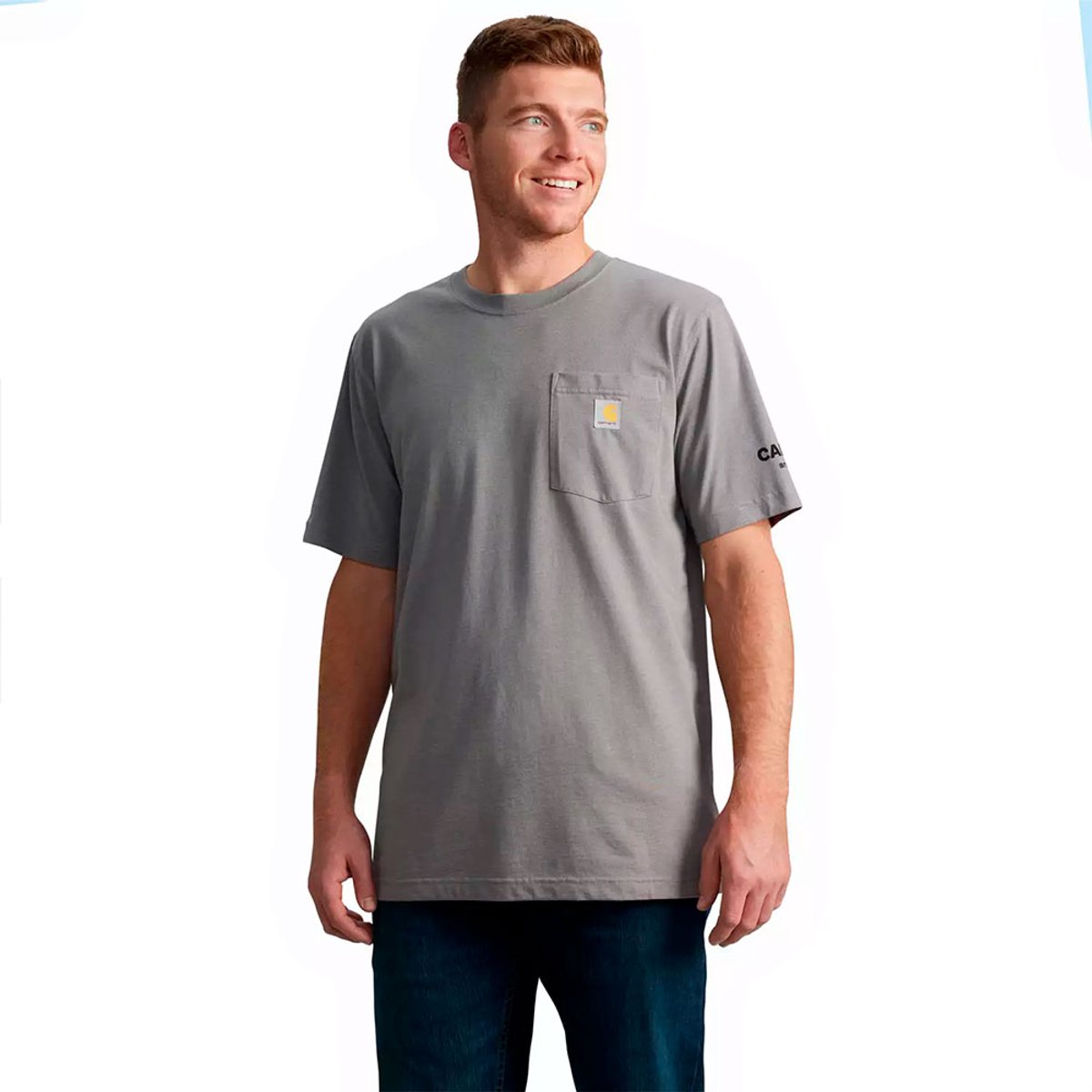 Carhartt Streetcar Graphic S/S T-Shirt 106772 -L Weather Ash Heather