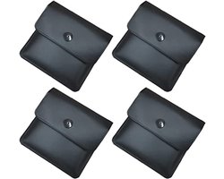 Draagbare zakasbakset, 4 stuks, herbruikbaar, gemaakt van PVC, vlamvertragend, geurloos.