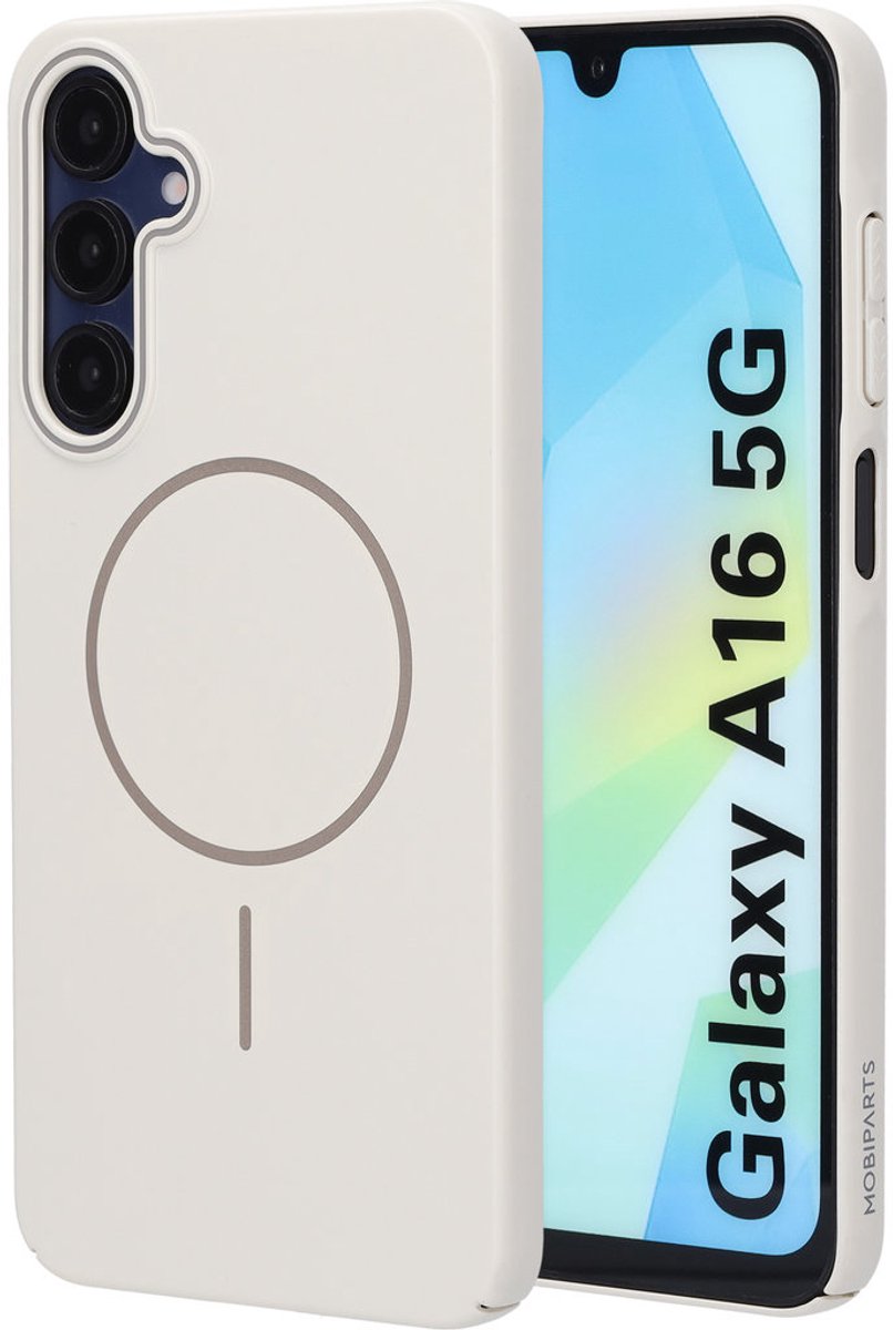 Mobiparts Slim Line Case geschikt voor Samsung Galaxy A16 - MagSafe Off - Wit