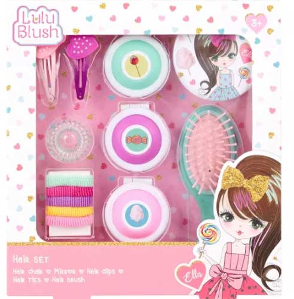 Lulu blush haaraccessoire set