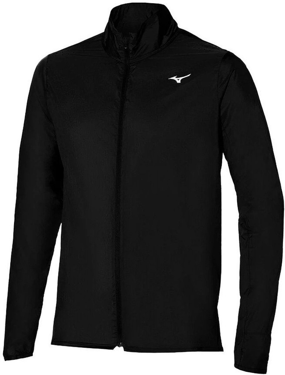 Mizuno Aero Jacket Heren - sportjas - zwart - Mannen
