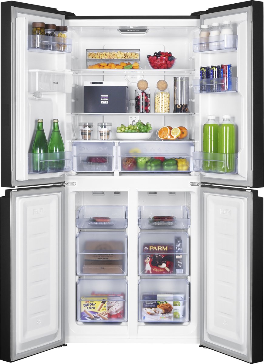 Bella BMD448-WSDI - Amerikaanse Koelkast - 4 Deuren - Waterdispenser - No-Frost - Digitaal Display — afbeelding 5