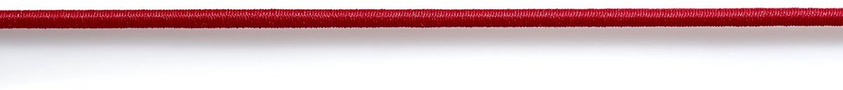 Elastische koord 2,5 mm rood 3 m