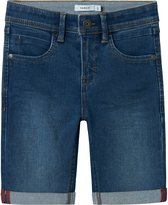 NAME IT KIDS - NKMSILAS SLIM DNM L SHORTS 2272-TX NOOS Jongens Korte broek