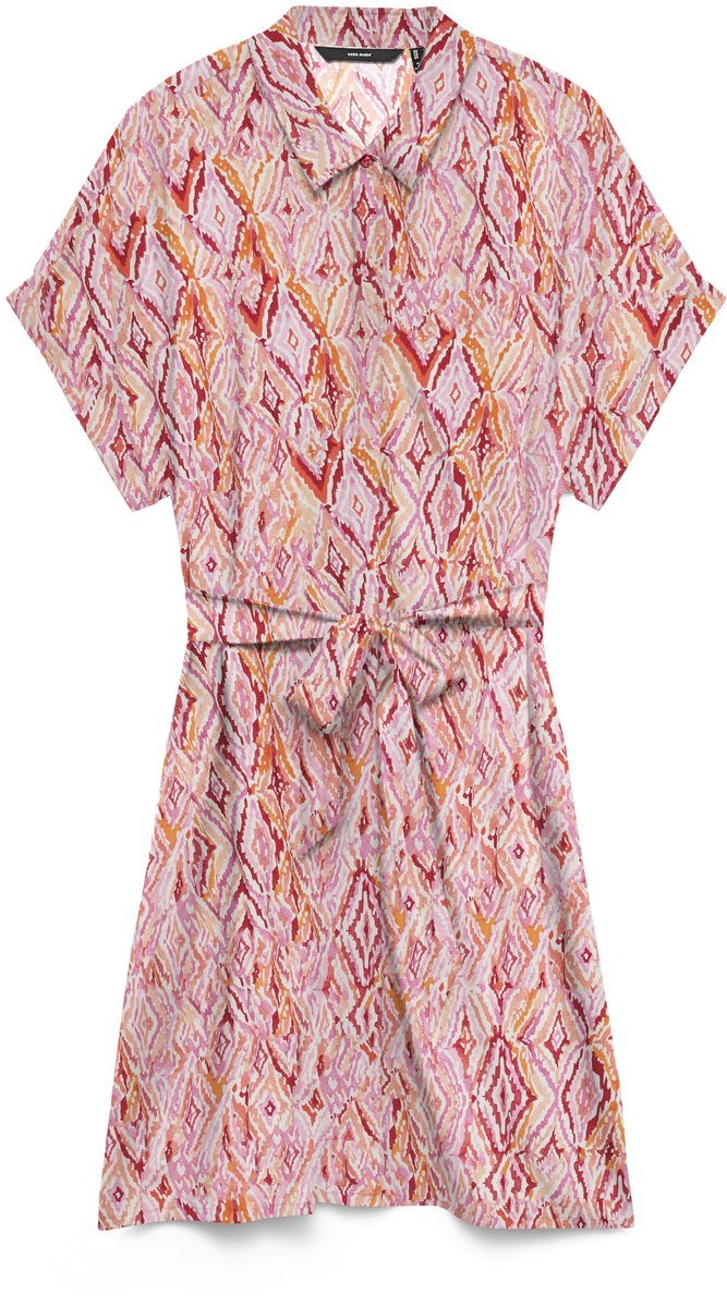 VERO MODA - VMEASY JOY S/S SHIRT DRESS WVN GA - Dames - Mini jurken