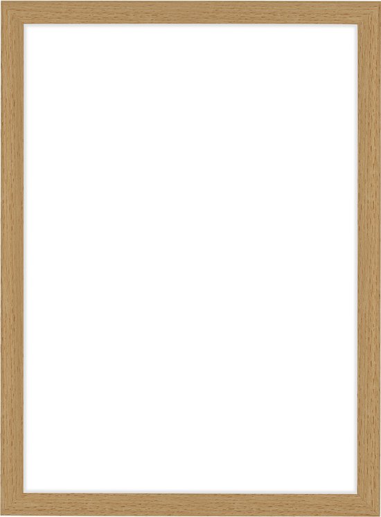 Cadre Photo A2 42 X 59,4 Cm Bois Chêne, Cadre Large Bord, Lot De 3