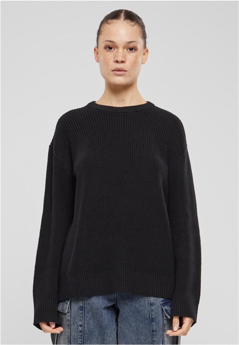 Urban Classics Rib Knit Sweater/trui XS Zwart