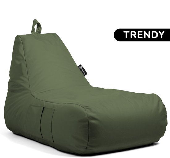 Casacomfy - Zitzak Lounger - Trendy XXL - Olijf Groen - Volwassenen