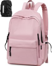 FIORETTO Damen Rucksack Schulrucksack - Mit Laptop-Fach & Anti-Diebstahl