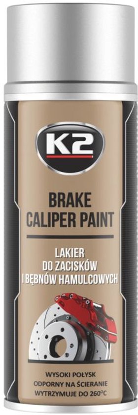 k2 remklauwverf 400ml zilver - hittebestendig - creëert een duurzame beschermende coating - werkt corrosiewerend