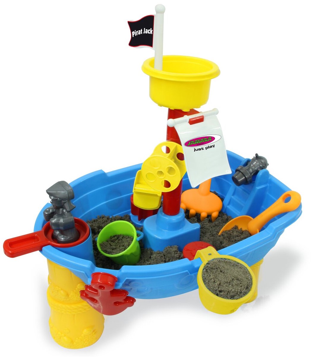 Jamara Zand- En Watertafel Junior 295 X 58 Cm Blauw 21-delig
