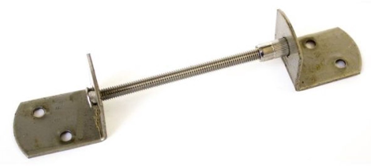Herag - Betonpaal bevestigingsset RVS 10cm inclusief moer/bout en schroeven