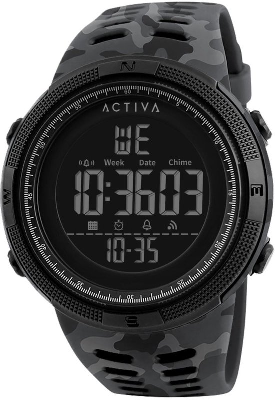 Activa x Invicta Digital ACW1915MC-002 Heren Horloge Waterdicht