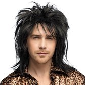 Perruque hippie noire homme : Deguise-toi, achat de Accessoires