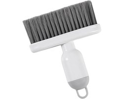 Computerborstel - Toetsenbordstofzuiger - Schermreinigingstool - Antistatische zachte borstel - Voor monitorspleten - Laptopspleten - Onderhoud van elektronische apparatuur - 1 stuk