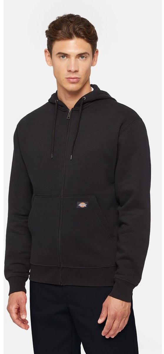 Dickies Midweight Full Zip Fleece Hoodie Regular DK0A4XTO -L Zwart