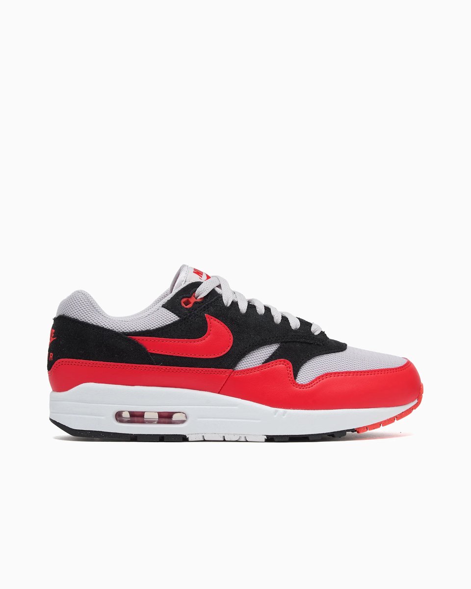 Nike Nike Air Max 1 Sneakers Unisex Light Crimson Zwart