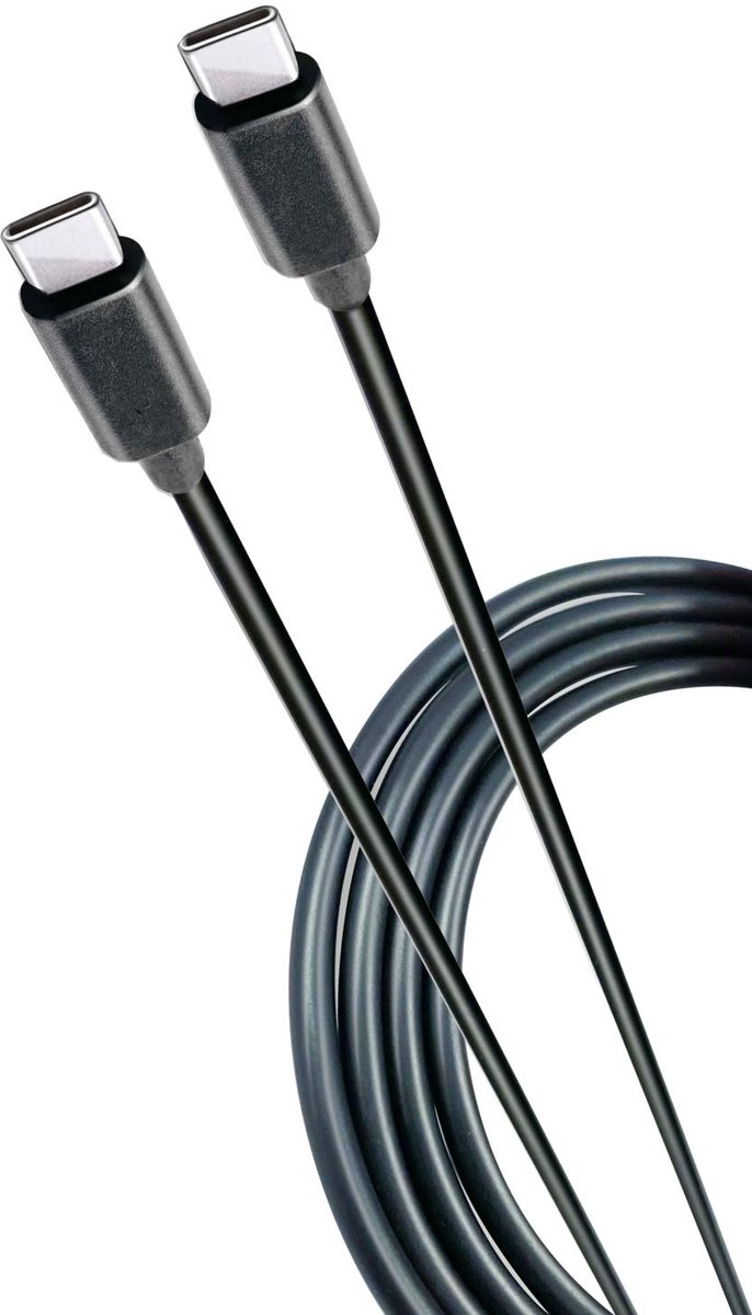 Grundig Cable Usb-c-usb-c 2.0 2m Black Usb-aansluiting - Pvc