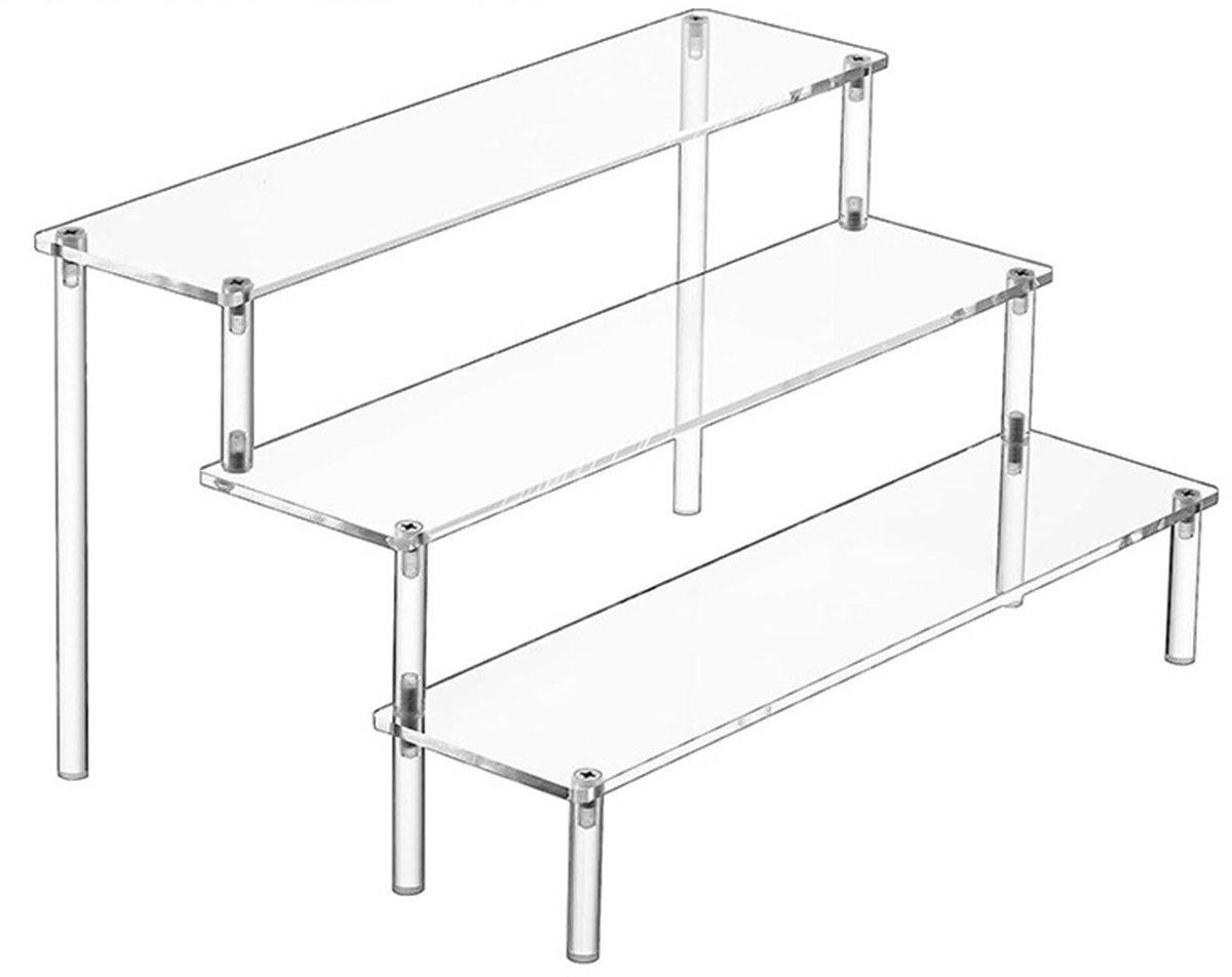 Transparante Parfum Organizer Acryl – Elegante en Duurzame Displayhouder voor Parfums, Blindboxen en Verzamelobjecten, Ruimtebesparend en Uitbreidbaar