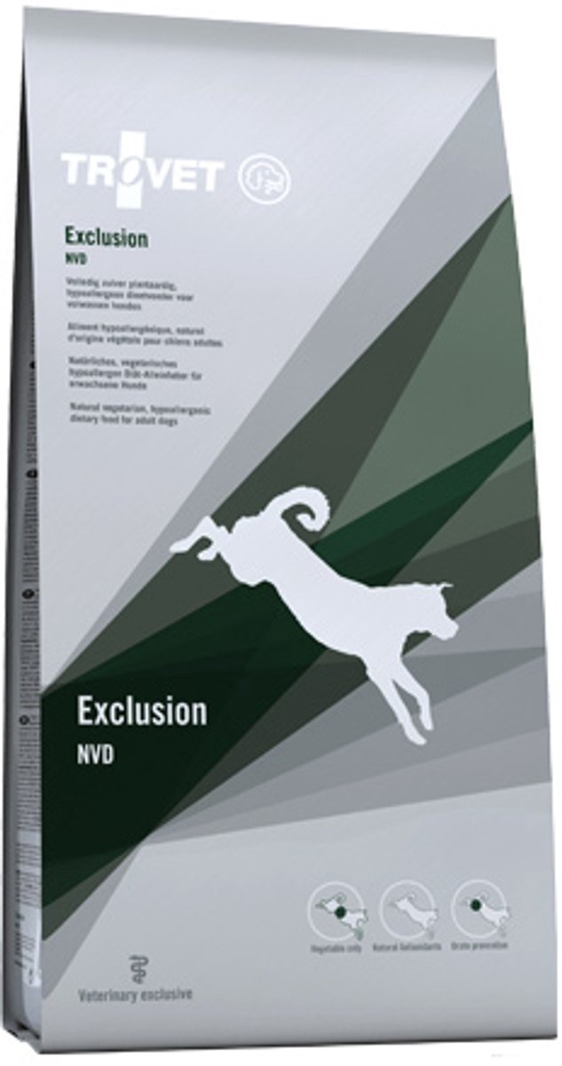 TROVET Exclusion NVD Hond - 2 x 12,5 kg