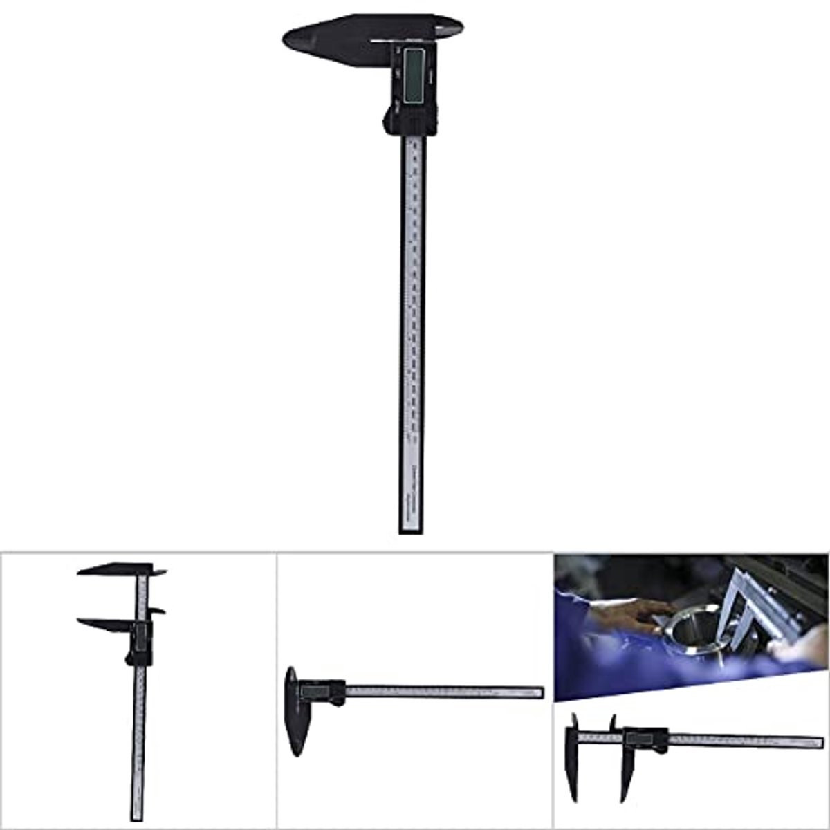 caliper digital 300mm 300mm digital electronic caliper, carbon ruler with L-jaw measuring tool, 300mm electronic caliper, measuring tool, angle caliper (300mm long
