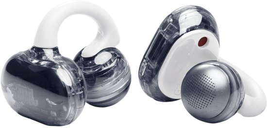 JBL Soundgear Clips - Open ear Oortjes - Oortjes Draadloos - Sport Oordopjes - Bluetooth - Sporten - Hardlopen - 32 uur - Spatwaterdicht - IP54 - Oorclips - Wit