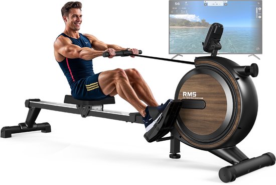 MettleMatic RM5 Roeitrainer - 16-Niveaus Magnetische - MettleMatic - €229,99