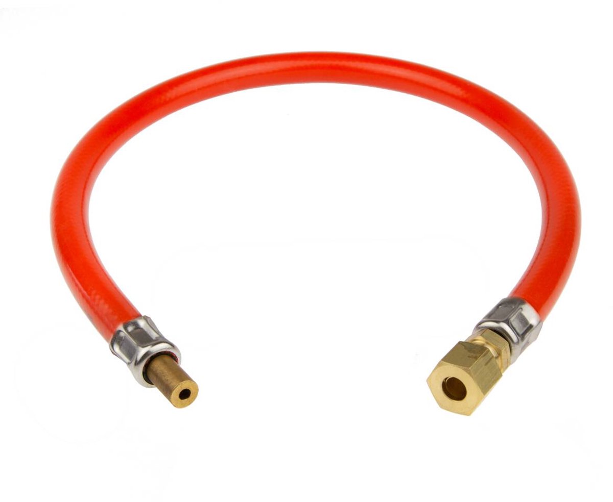 Gasslang 8 mm gladde insteek x 8 mm knelkoppeling - 1 meter