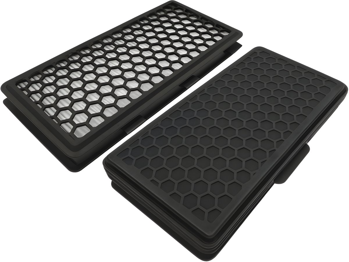 2x Actieve Hepa Vervang Filter Set Geschikt Voor Miele Classic Compact C1 Complete C2/C3 - Stofzuigerfilter