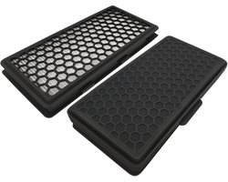 2x Actieve Hepa Vervang Filter Set Geschikt Voor Miele Classic Compact C1 Complete C2/C3 - Stofzuigerfilter