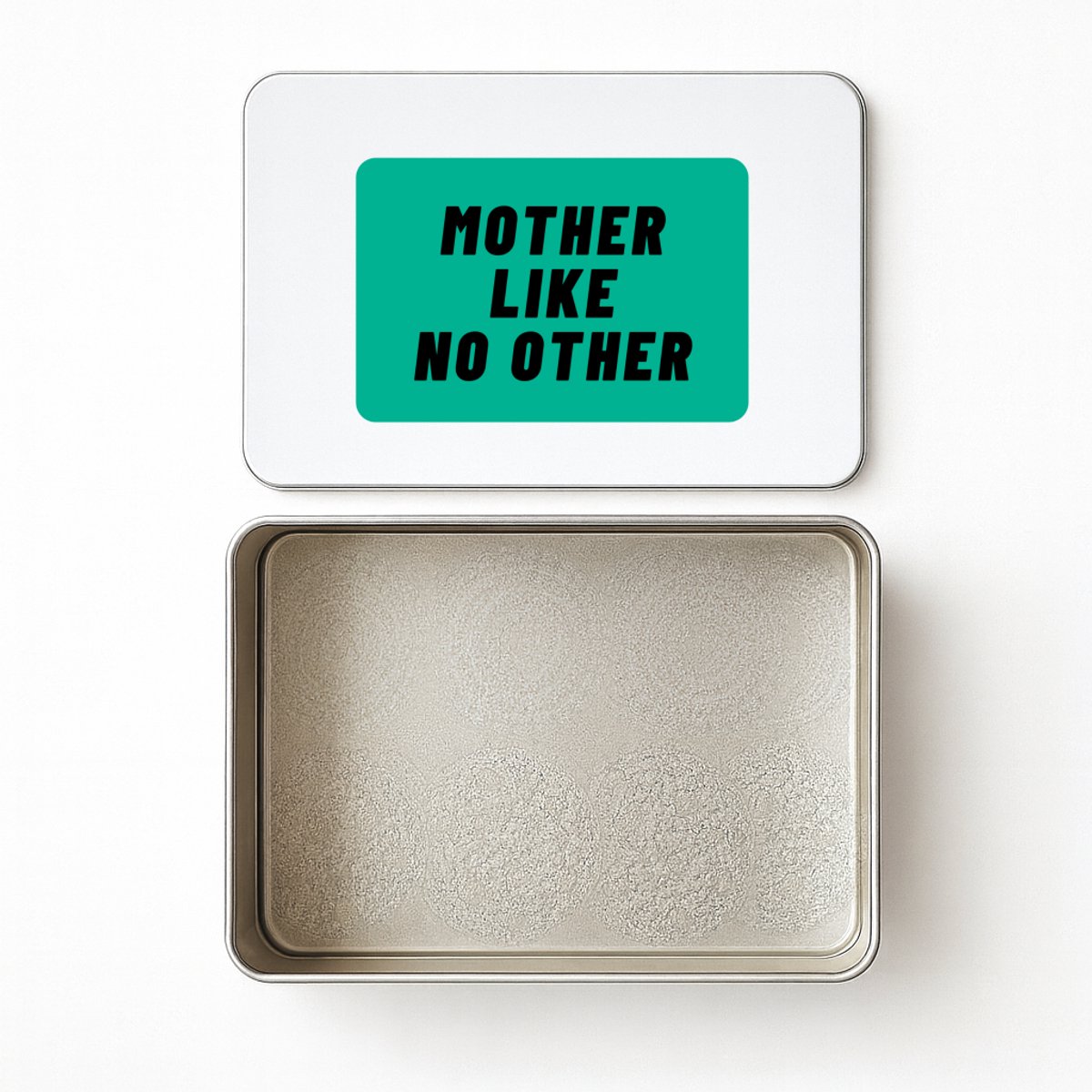 Hacebo® - mother like no other koektrommel rechthoekig - Moeder - geweldige moeder - koekblik – koektrommels – bewaarblik - snoeptrommel - niemand anders - verjaardag - cadeau - kado - bedankje - geschenk - koek trommel - 20 x 13 CM