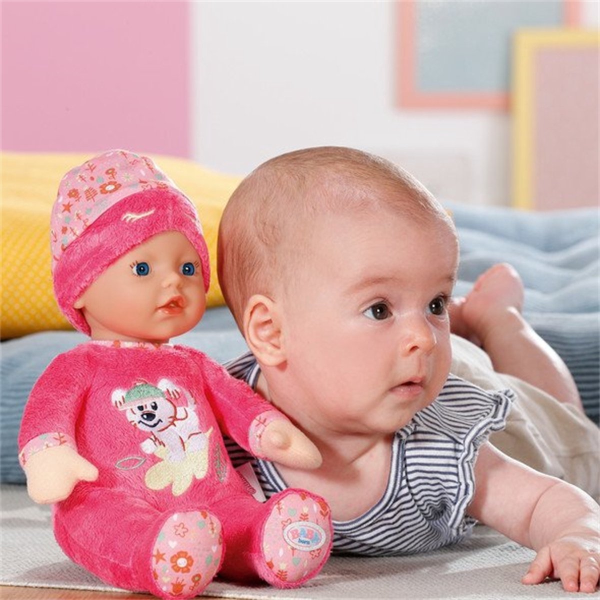 BABY born - Sleepy - Roze met Hondopdruk - Babypop - 30 cm — afbeelding 3