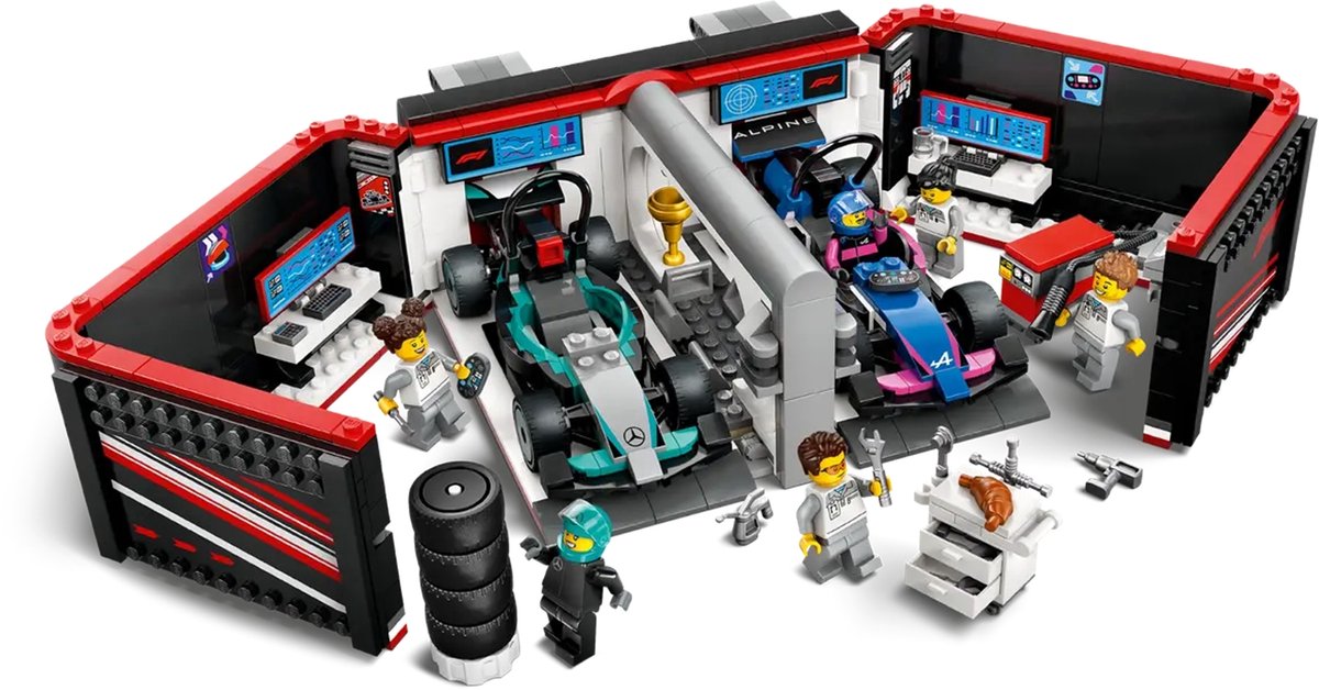 LEGO City F1 garage met Mercedes-AMG en Alpine auto's - 60444 — afbeelding 20
