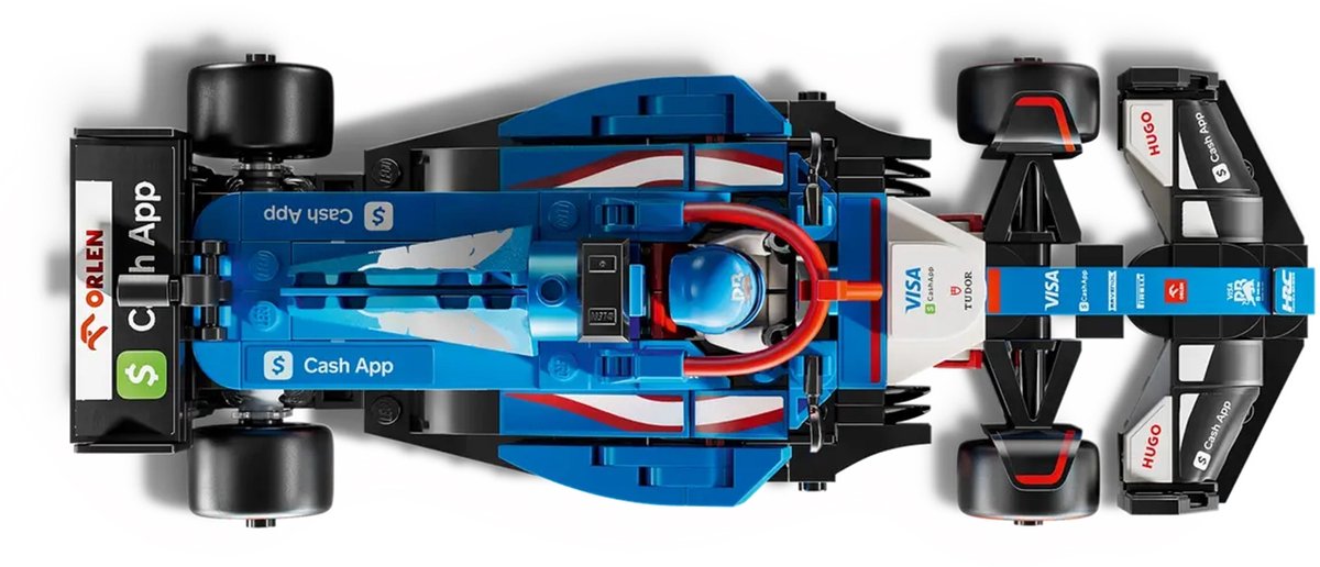 LEGO Speed Champions Visa Cash App RB VCARB 01 F1 racewagen Set - 77246 — afbeelding 3