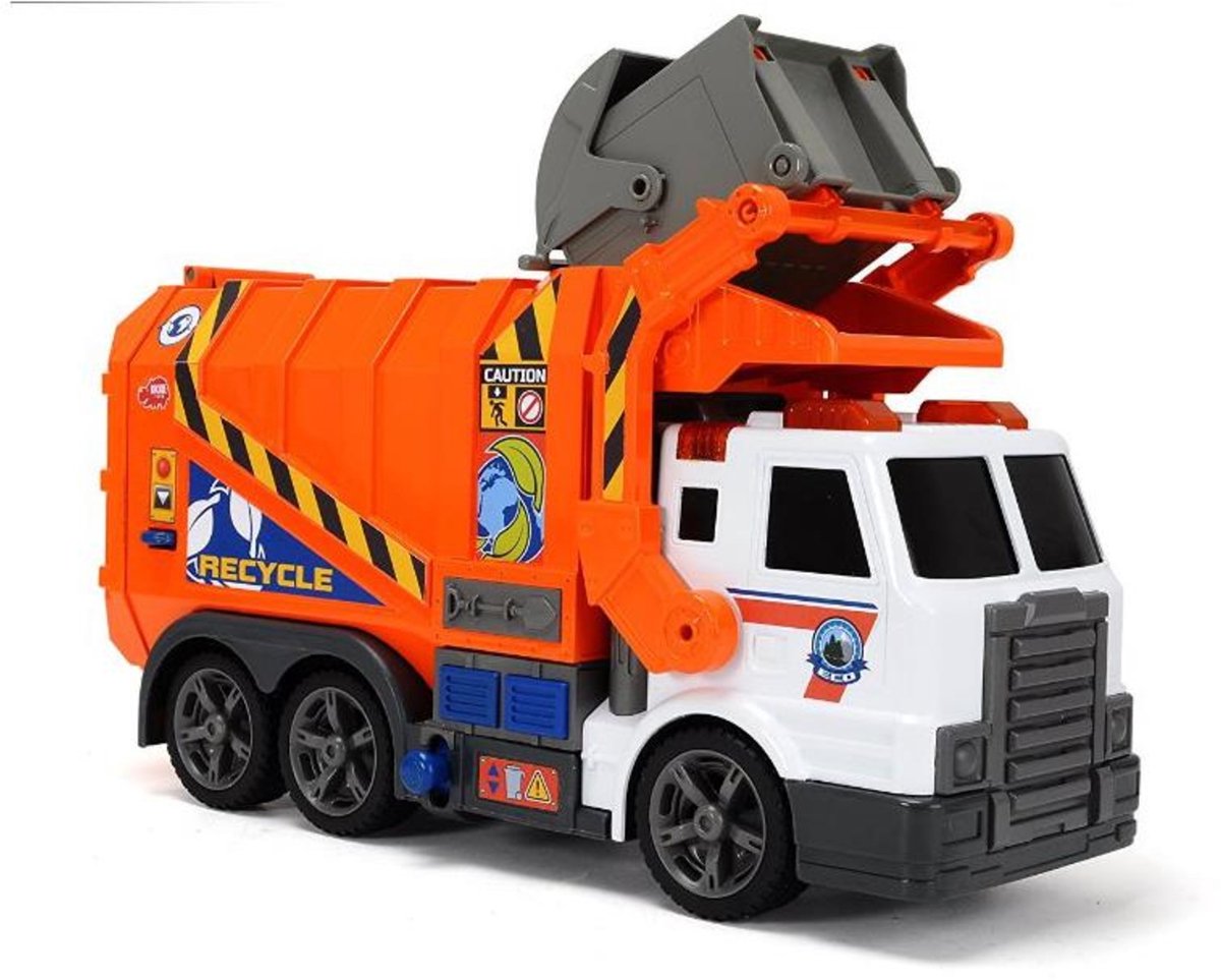Dickie Toys Vuilniswagen - 46 cm - Geluid & Licht - Speelgoedvoertuig — afbeelding 3