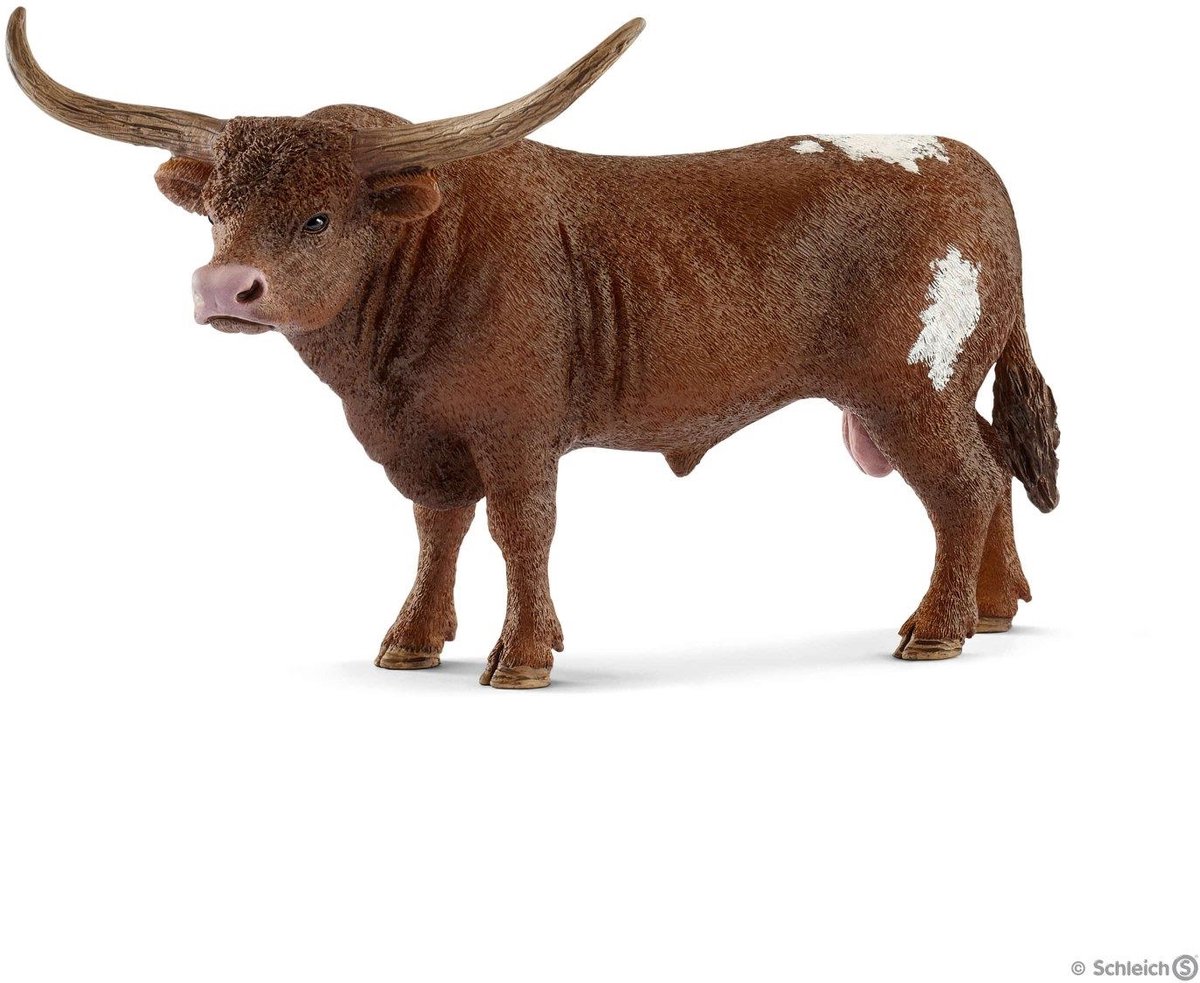 schleich FARM WORLD - Texas longhorn stier - Speelfiguur - Kinderspeelgoed voor Jongens en Meisjes - 3 tot 8 jaar - 13866 — afbeelding 3