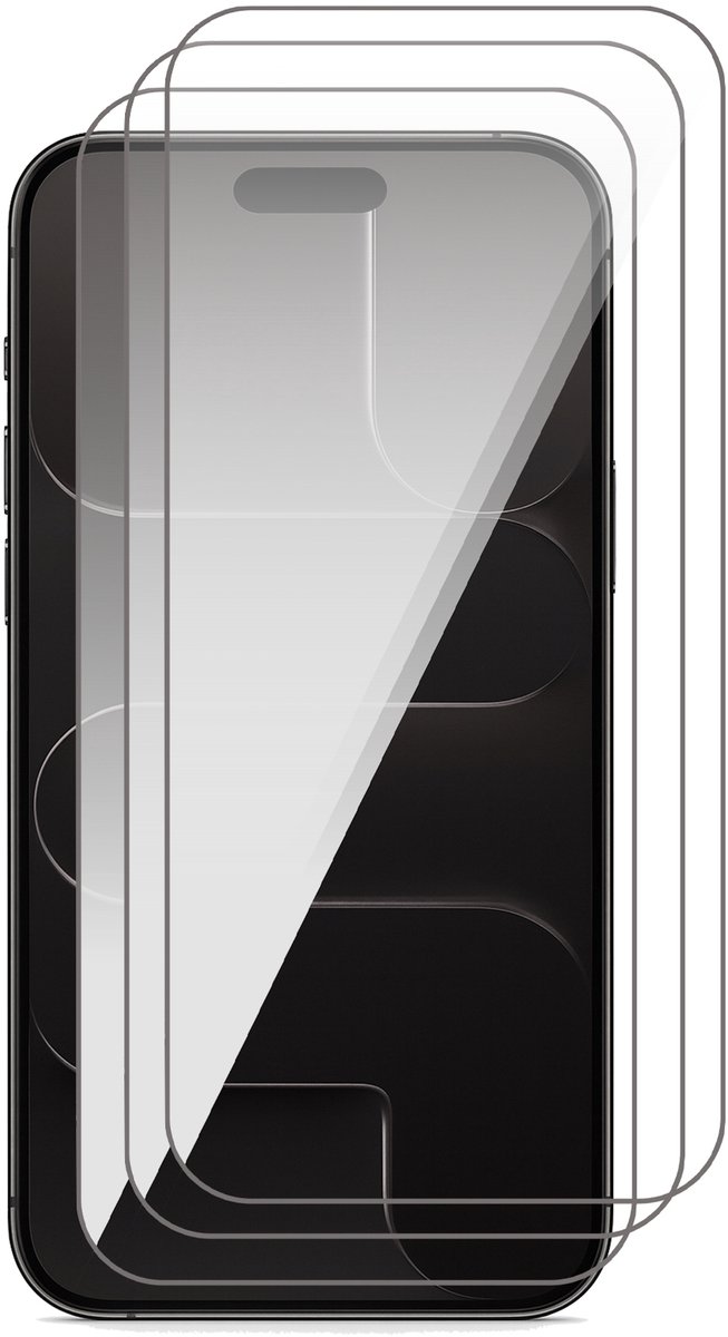 Screenprotector geschikt voor iPhone 17 Air - 3x Glas Screen Protector