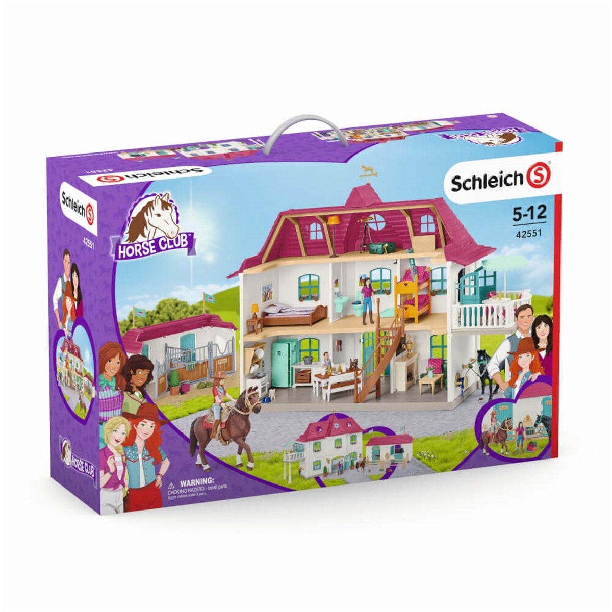 schleich HORSE CLUB Speelfigurenset - Lakeside Paardenboederij - Kinderspeelgoed voor Jongens en Meisjes - 107 Onderdelen - 42551 — afbeelding 9