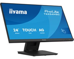 iiyama ProLite T2454MSC-B3AG computer monitor 60,5 cm (23.8) 1920 x 1080 Pixels Full HD LED Touchscreen Multi-gebruiker Zwart