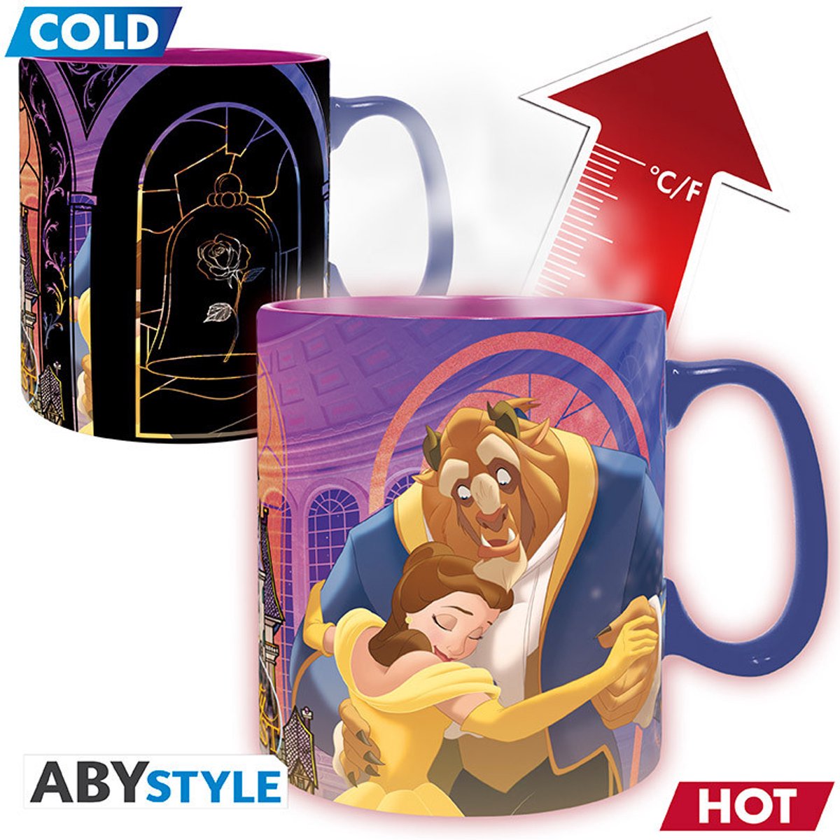 Beauty And The Beast Dance Unisex Kop - meerkleurig - Standard